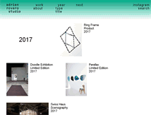 Tablet Screenshot of adrienrovero.com